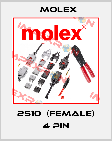 2510  (female) 4 pin Molex