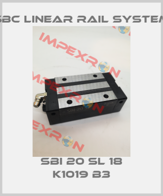 SBI 20 SL 18 K1019 B3 SBC Linear Rail System