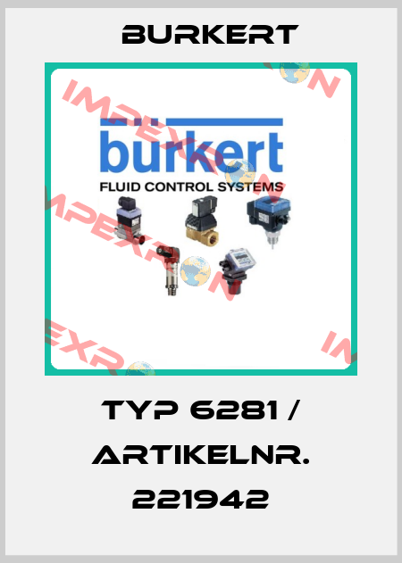 Typ 6281 / Artikelnr. 221942 Burkert