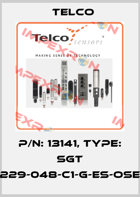 p/n: 13141, Type: SGT 15-229-048-C1-G-ES-OSE-15 Telco