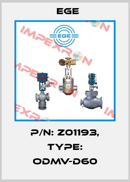 p/n: Z01193, Type: ODMV-D60 Ege
