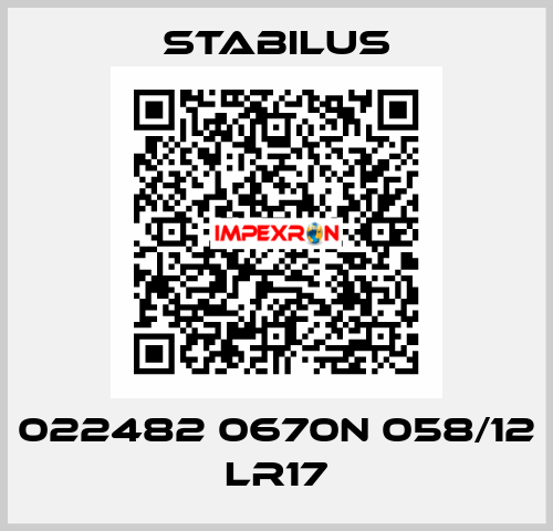 022482 0670N 058/12 LR17 Stabilus