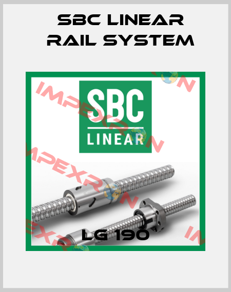 LG 190 SBC Linear Rail System