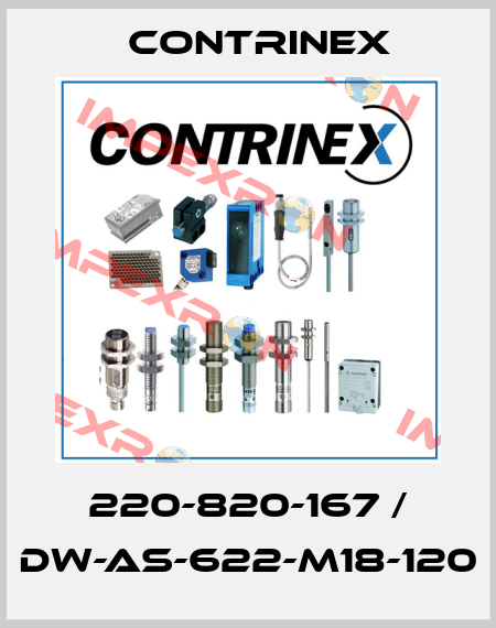 220-820-167 / DW-AS-622-M18-120 Contrinex
