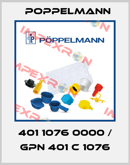 401 1076 0000 / GPN 401 C 1076 Poppelmann