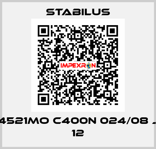 4521MO C400N 024/08 J 12 Stabilus
