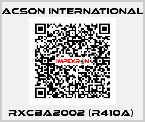 RXCBA2002 (R410A)  Acson International