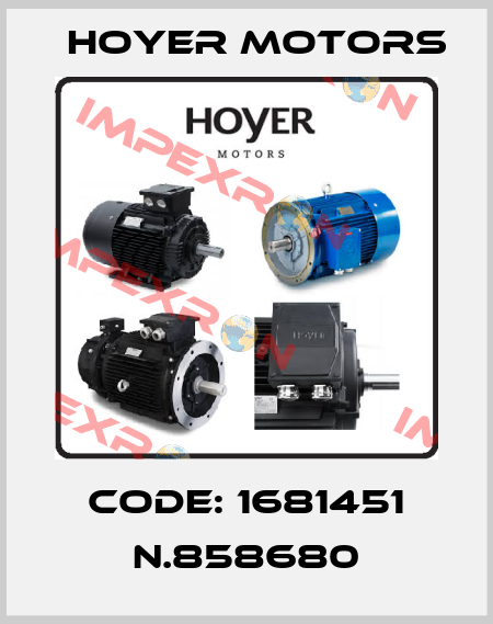 Code: 1681451 N.858680 Hoyer Motors