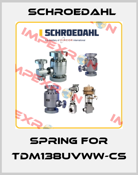 spring for TDM138UVWW-CS Schroedahl