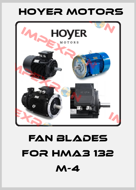 Fan blades for HMA3 132 M-4 Hoyer Motors