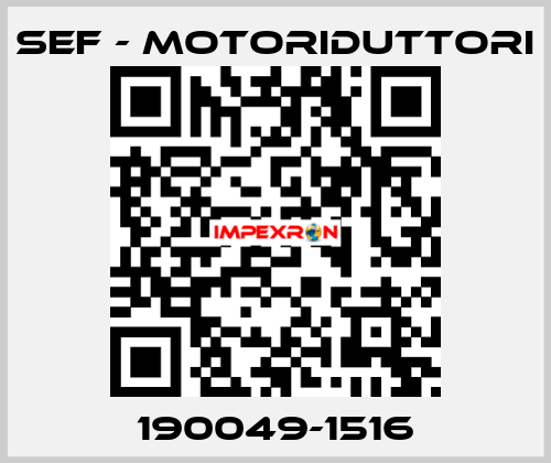 190049-1516 SEF - MOTORIDUTTORI