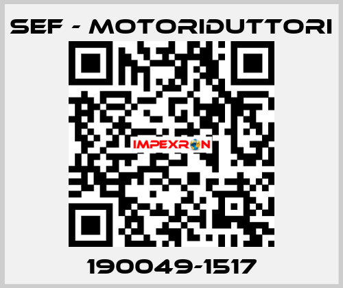 190049-1517 SEF - MOTORIDUTTORI