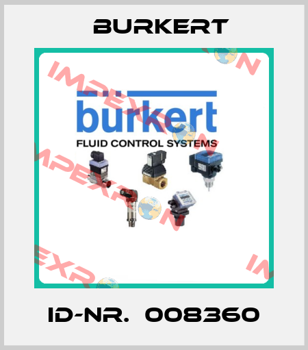 Id-Nr.：008360 Burkert