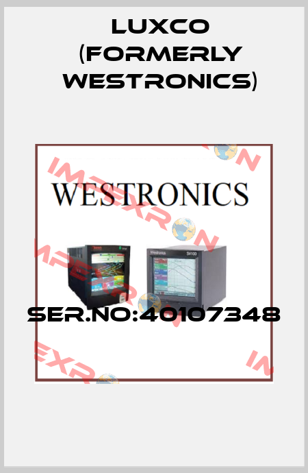 SER.NO:40107348  Luxco (formerly Westronics)