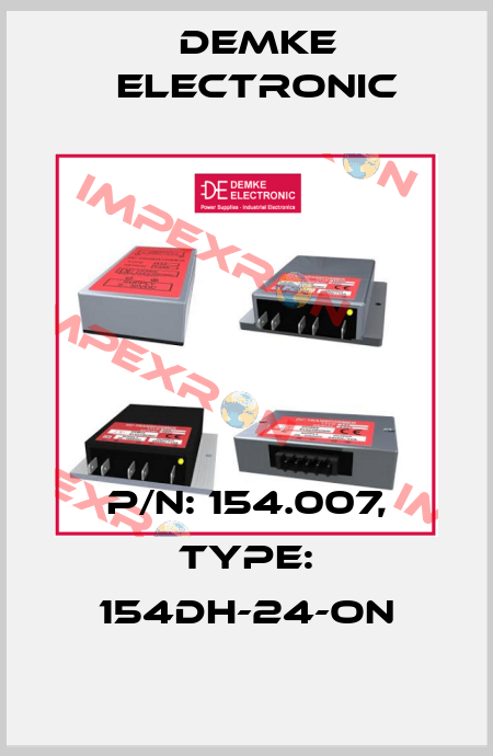 P/N: 154.007, Type: 154DH-24-ON Demke Electronic
