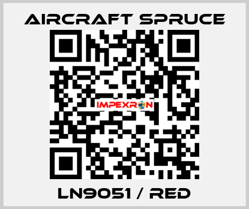 LN9051 / red Aircraft Spruce