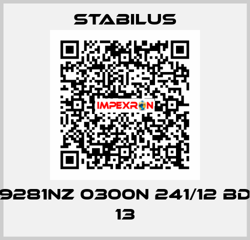 9281NZ 0300N 241/12 BD 13 Stabilus