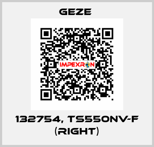 132754, TS550NV-F (right) GEZE 