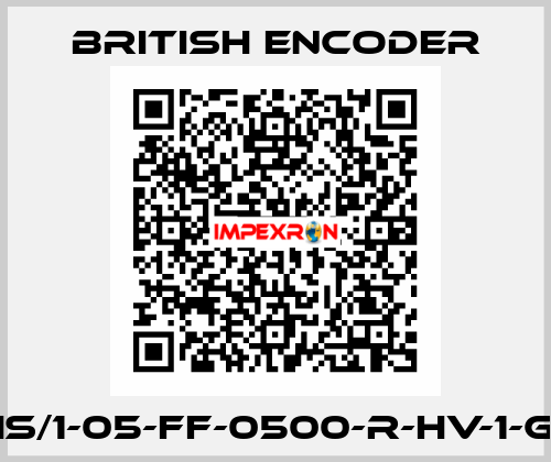 755HS/1-05-FF-0500-R-HV-1-G2-ST British Encoder