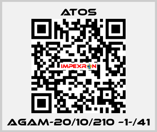 AGAM-20/10/210 –1-/41 Atos