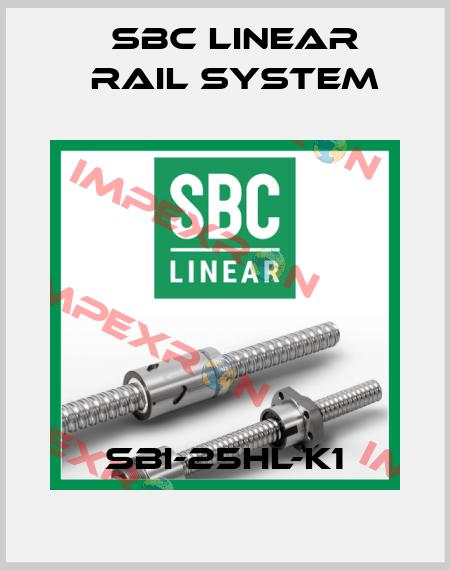 SBI-25HL-K1 SBC Linear Rail System