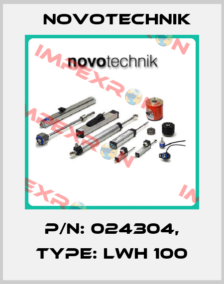 P/N: 024304, Type: LWH 100 Novotechnik