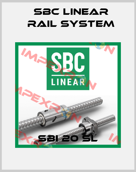 SBI 20 SL SBC Linear Rail System