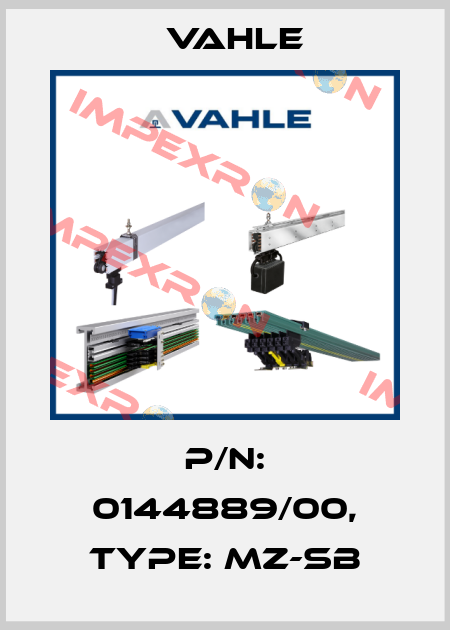 P/n: 0144889/00, Type: MZ-SB Vahle