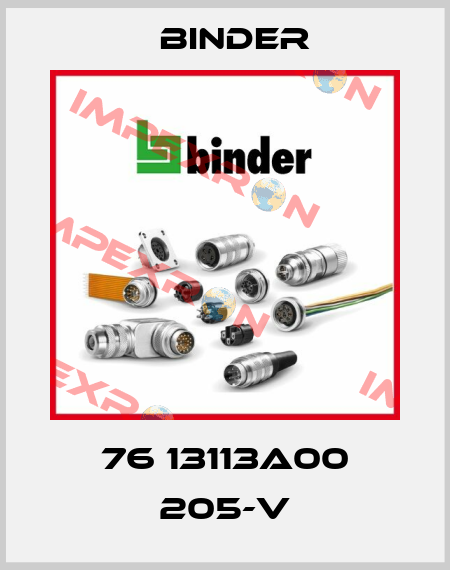 76 13113A00 205-V Binder