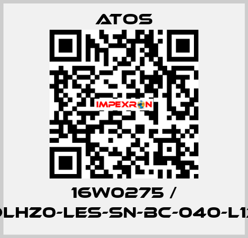 16W0275 / DLHZ0-LES-SN-BC-040-L13 Atos