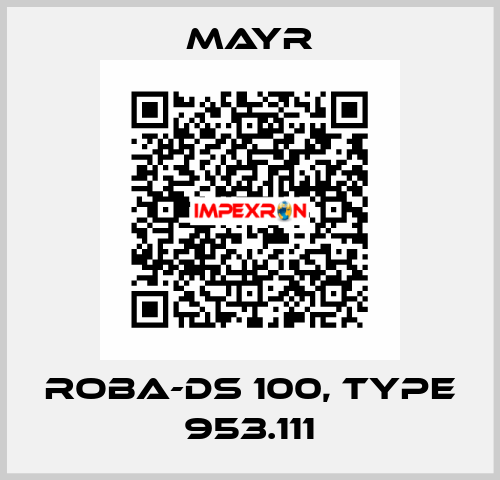 ROBA-DS 100, Type 953.111 Mayr