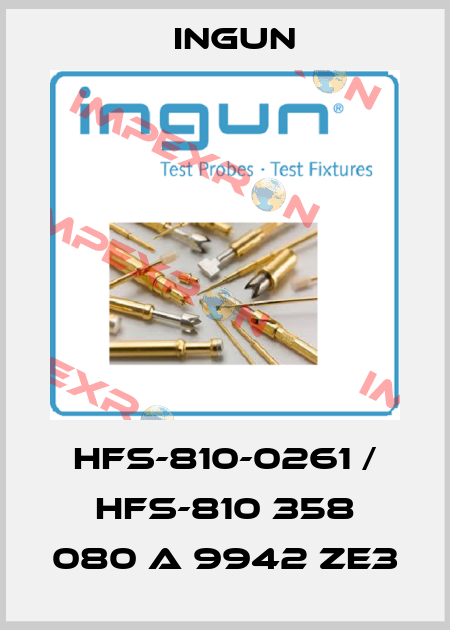 HFS-810-0261 / HFS-810 358 080 A 9942 ZE3 Ingun