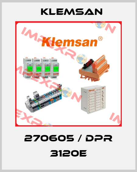 270605 / DPR 3120E Klemsan