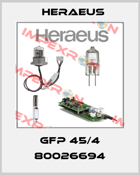 GFP 45/4 80026694 Heraeus