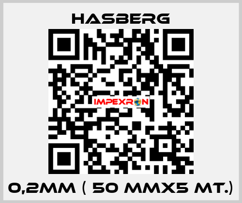 0,2MM ( 50 MMX5 MT.) Hasberg