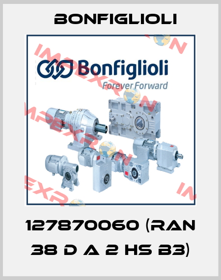 127870060 (RAN 38 D A 2 HS B3) Bonfiglioli