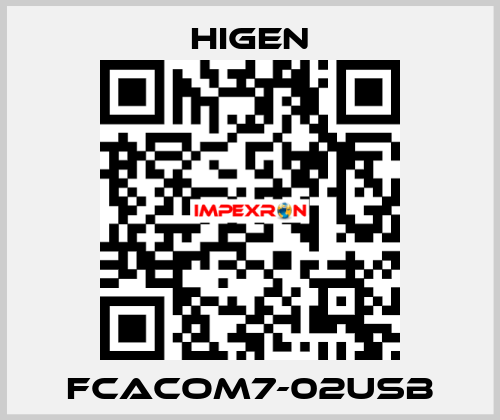 FCACOM7-02USB Higen