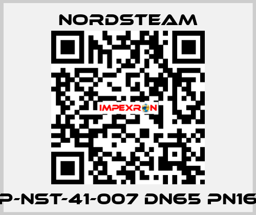 P-NST-41-007 DN65 PN16 NORDSTEAM