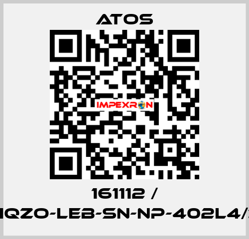 161112 / LIQZO-LEB-SN-NP-402L4/Z Atos