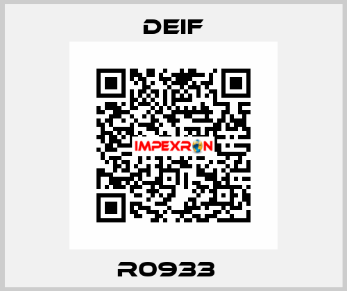 R0933   Deif