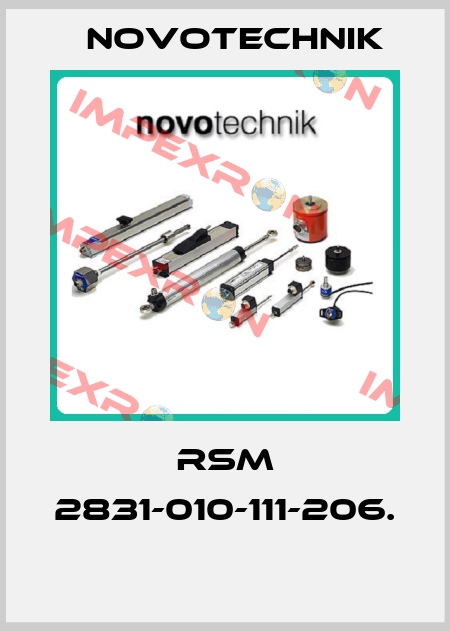 RSM 2831-010-111-206.  Novotechnik