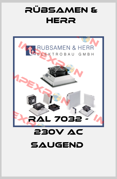 RAL 7032 - 230V AC saugend  Rübsamen & Herr