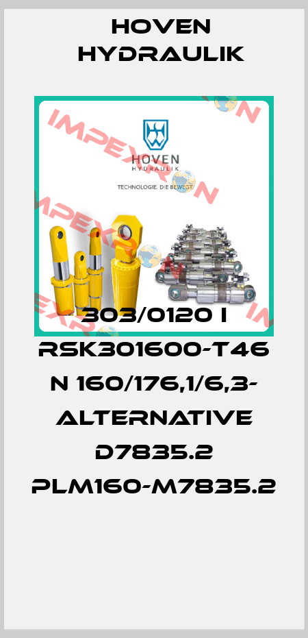 303/0120 I RSK301600-T46 N 160/176,1/6,3- alternative D7835.2 PLM160-M7835.2  Hoven Hydraulik