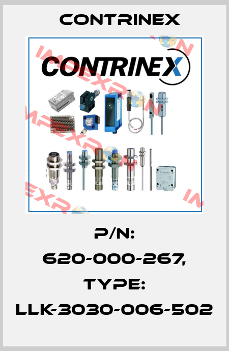 p/n: 620-000-267, Type: LLK-3030-006-502 Contrinex