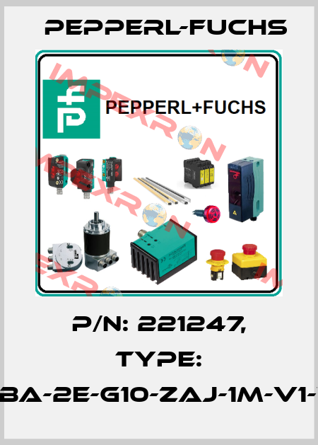 p/n: 221247, Type: VBA-2E-G10-ZAJ-1M-V1-W Pepperl-Fuchs
