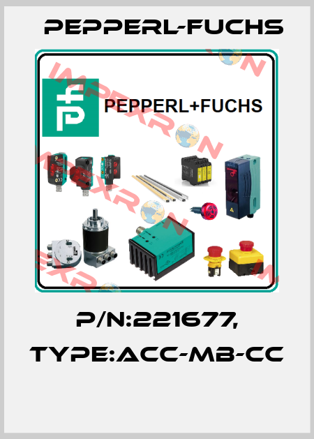 P/N:221677, Type:ACC-MB-CC  Pepperl-Fuchs