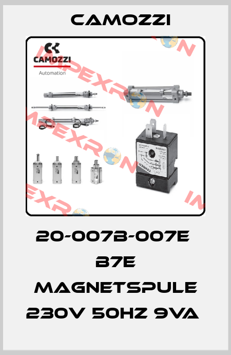 20-007B-007E  B7E MAGNETSPULE 230V 50HZ 9VA  Camozzi