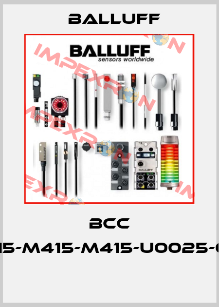 BCC M415-M415-M415-U0025-000  Balluff
