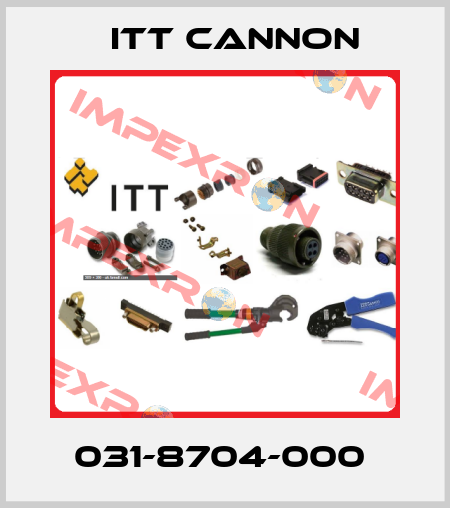 031-8704-000  Itt Cannon