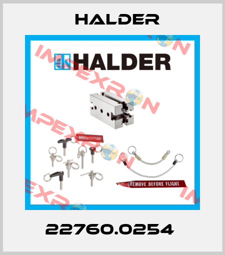 22760.0254  Halder